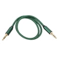 thumbnail image 1 of Cable de Sonido de 3.5 mm, CompatibiliDad Universal de 1.64 Pies 3.5 mm Aux Wingado Parauriculares, 1 of 7