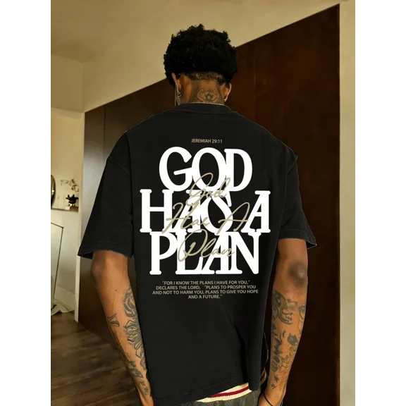 Christian Faith Jeremiah Bible Verse Graphic Vintage Grunge Y2k Cotton Men's Women's T-Shirt