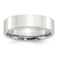 thumbnail image 1 of SS 6mm Comfort Fit Flat Size 7 Band in Sterling Silver, 1 of 2