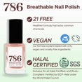 thumbnail image 3 of Esmalte de uñas 786 Cosmetics transpirable, vegano, libre de crueldad animal, 3 of 7