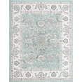 thumbnail image 2 of Rugs.com Aurelia Collection Rug – 8' x 10' Aqua Medium-Pile Rug Perfect For Living Rooms, Large Dining Rooms, Open Floorplans, 2 of 4