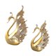 thumbnail image 3 of Resina Pareja Adornos De Cisne, Figuras De Estatuas De Pareja De Cisne Decoraciones Con Forma Vívida De Superficie Lisa Para La Boda En El Hogar, 3 of 7