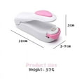 thumbnail image 3 of Battery-Operated Portable Mini Plastic Bag Sealer Heat Sealer Handheld Sealing System Food Storage Saver (Battery not included), 3 of 8