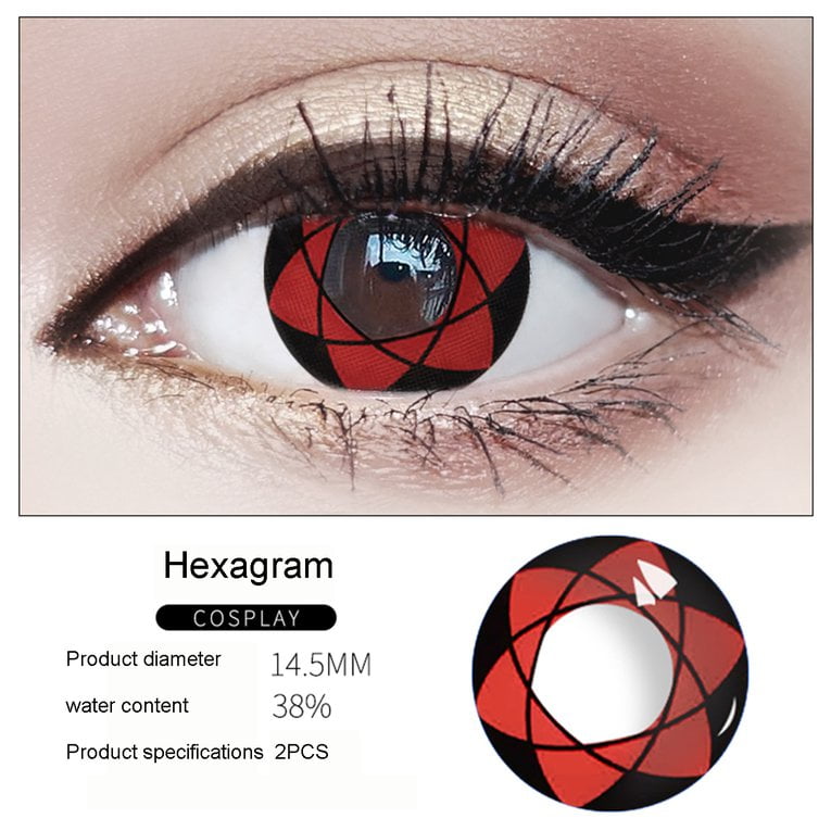 Newly Upgraded Version 2 PACKS Anime Different Pattern COS Cosmetic Contact Lenses Six-star Glazed Eyes Contact Lens Case Cosmetic Lenses Red +Black | Walmart Canada Newly Upgraded Version 2 PACKS Anime Different Pattern COS Cosmetic Contact Lenses Six-star Glazed Eyes Contact Lens Case Cosmetic Lenses Red +Black | Walmart Canada