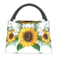 thumbnail image 1 of Easygdp Sunflowers (2) Bolsa de Almuerzo Insulada Reutilizable, Bolsa de Mano y Bandolera para Oficina, Trabajo, Viajes, 1 of 6