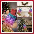 thumbnail image 5 of Zufioo Glitter Rainbow for 18-inch Stitching Christmas Stockings, Suitable for Christmas, Christmas Trees, Indoor and Outdoor Holiday Decorations-Short plush, 5 of 8