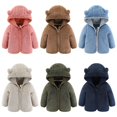 thumbnail image 2 of Hongchun Baby Girls' Hooded Jacket Pink, 2 of 3