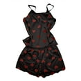 thumbnail image 4 of Yuanlong Womens Pajama Sets Summer Sleeveless Camisole Tops And Shorts Heart Pattern Nightwear Set Relaxed Loungewear Ladies Breathable Sleepwear, 4 of 4