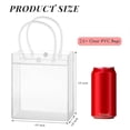 24 Pcs Clear Plastic Gift Bags with Handles Small, Reusable Party Favor ...