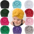 thumbnail image 1 of 11 pcs Baby Turbans for Newborn Girls, Turbans for Infants, Hairbands with Bow, 1 of 2