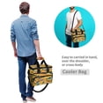 thumbnail image 4 of FORMRS Insulated Cooler Bag 24 Cans Capacity Soft Leakproof Lunch Box with Side Pockets, Yellow Sardines Pattern, 4 of 7