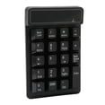 thumbnail image 2 of Teclado numérico inalámbrico negro de 19 teclas en forma de U BT4.0, teclado numérico compacto alimentado por batería para juegos, oficina, computadora, 2 of 5
