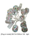 thumbnail image 3 of Guirnalda de luces LED navideñas con bombillas de letras | Luces decorativas navideñas enchufables para interiores y exteriores, 3 of 6