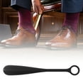 thumbnail image 5 of Unique Bargains 1 Pc Big Ring Hangable Shoe Horn for Shoe 11.61"x1.65" Black, 5 of 6