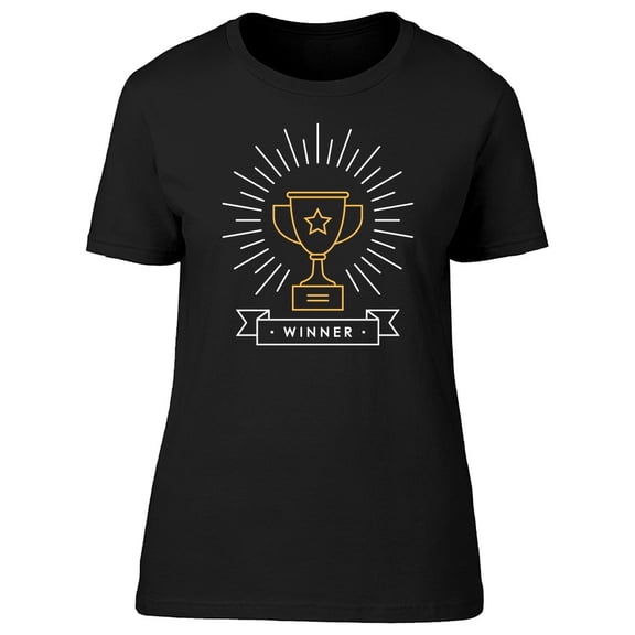 Trophy Text Winner Tee Men's -Image by Shutterstock