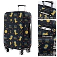 thumbnail image 5 of DarkBlue Cartoon Dinosaurs Astronauts Pattern Luggage Cover Fashion Suitcase Cover Baggage Covers Fit 25-28 Inch Luggage (Go Travel), 5 of 5