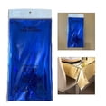 thumbnail image 3 of Mantel de plástico de aluminio desechable para fiestas, manteles rectangulares Azul, 3 of 8