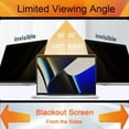 thumbnail image 4 of Magnetic Privacy Screen Protector For Macbook PRO 16.2 M1 A2485 360° Anti-Spy Filter, Matte Anti-Glare Protector, Scratch-Resistant Film, Laptop Privacy Filter Shield, 4 of 4