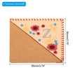 thumbnail image 2 of Uxcell Embroidered Corner Bookmark Cute Flower Stitched Handmade Book Page Mark for Book Lover Teacher Pink Letter Z, 2 of 6