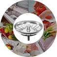 thumbnail image 5 of Kitchen Sink Plug 78mm,Universal Kitchen Sink Filter,Universal Stainless Steel Sink Plug-Sink Drain/Washbasin-Kitchen Sink Strainer, 5 of 5
