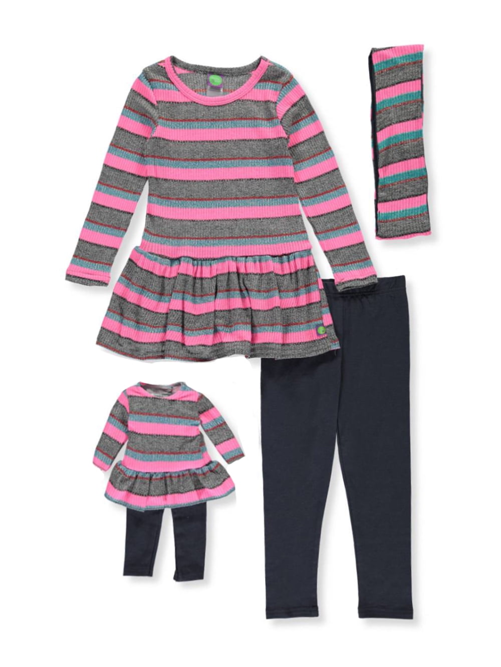 Dollie & Me Dollie & Me Little Girls' 2Piece Outfit with Doll Outfit