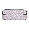 thumbnail image 5 of Uemuo Purple Rabbit Printed Large Pencil Case, Big Capacity Pencil Pouch Stationery Pen Bag, Storage High Capacity Bag Pouch Holder Box Organizer, Marker Pen Case, 5 of 9