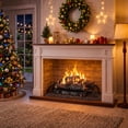 NETAJE 27 Inch Ventless Gas Fireplace Logs Set for Liquid Propane ...