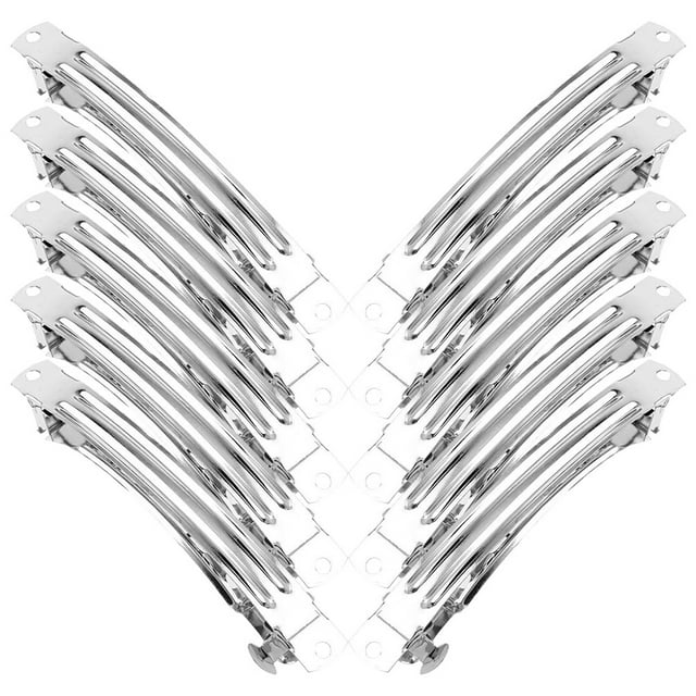 50 Uds pasadores de pelo Clips de resorte de Metal pinzas para el cabello Diy accesorios de Material herramientas de peinado del cabello