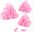 thumbnail image 1 of Crrynuo - Set de rulos para el cabello - Rizos - Rulos de esponja - 24 piezas - Sin calor - Rosa, 1 of 6