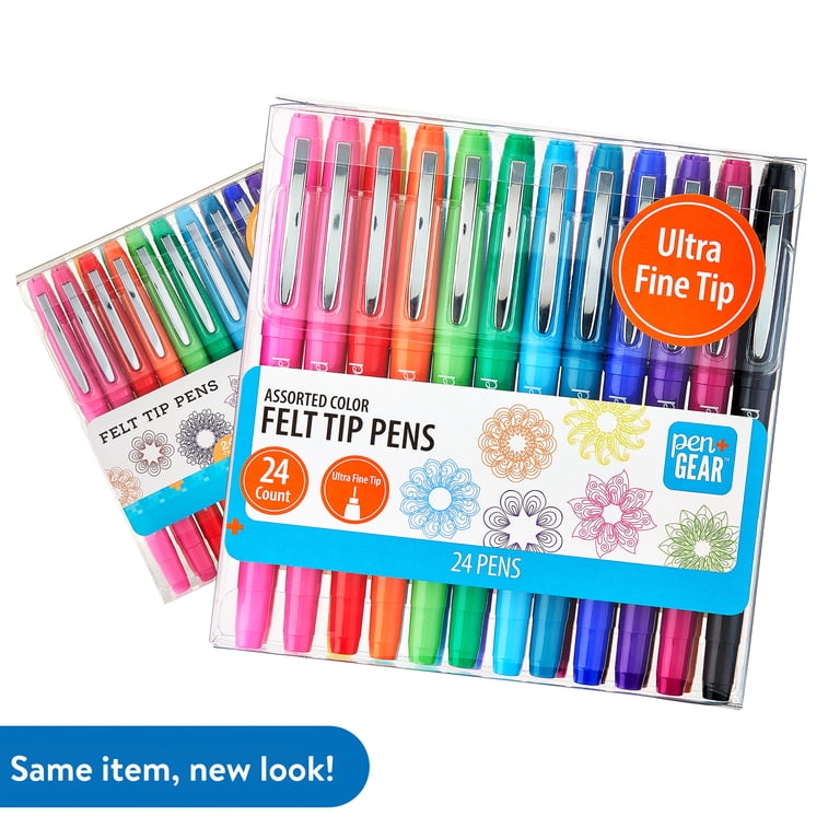 Pen+Gear Felt-Tip Pens, Ultra Fine, 24 Count photo 2