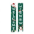 thumbnail image 2 of Merry Christmas New Year Decor Banners,For Outdoor Indoor Christmas Decorations Welcome Bright Red Xmas Porch Sign Hanging For Home Wall Door Holiday Party Decor 5 Color, 2 of 5