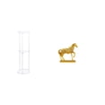 thumbnail image 1 of Mesa auxiliar redonda,Mesa auxiliar redonda de acrílico transparente de 3 niveles para sala de estar,Estatuas de caballos,Estatuas de caballos Figura de caballo Figura de caballo,Esculturas de, 1 of 8
