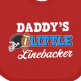 thumbnail image 4 of Inktastic Daddys Little Linebacker Boys or Girls Baby Bib, 4 of 4