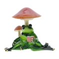 thumbnail image 1 of Figuras de rana, esculturas, regalo, novedad, arte, decoración, resina, artesanía animal única B, 1 of 9