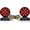 Red, variant on LED 12V Magnetic Towing Trailer Light Kit Turn Brake Running Lights for Trailer RV Boat Truck Car Bike Tow Dolly Two Sided
