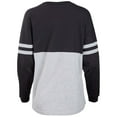 thumbnail image 3 of Women's Black/Heather Gray Washington State Cougars Pom Pom Long Sleeve Jersey, 3 of 3