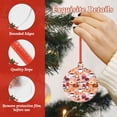 thumbnail image 4 of Zufioo Gnomes With Coffee Print Large Acrylic Christmas Ornaments, Suitable for Christmas Tree Christmas Holiday Party Pendant Decorations-Round Shape, 4 of 7