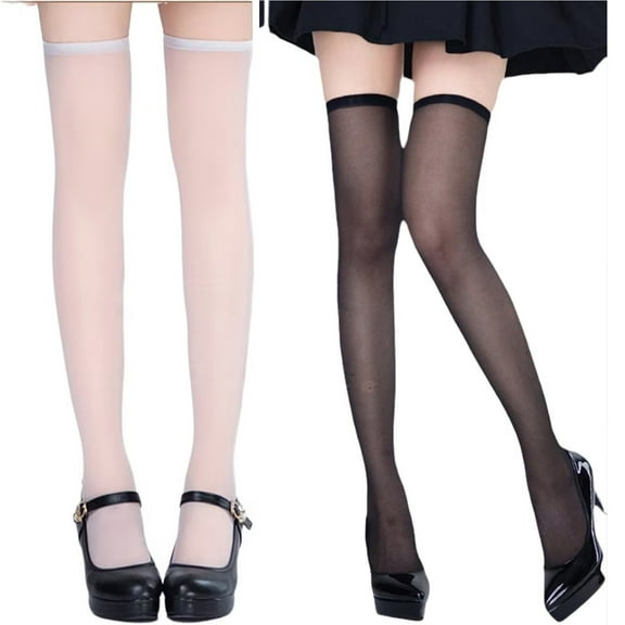 Sakmal Fleece Lined Black Tights Women Knee High Warm Pantyhose Soft Ladies Tight