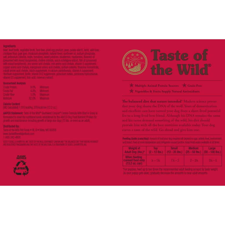 Taste of the wild cheap walmart
