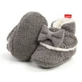 thumbnail image 5 of IROINNID Infant Baby Winter Warm Shoes Plush Cotton Soft Sole Cute Bow-knot Warm Shoes, Size 0-15M, 5 of 6