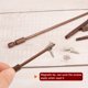 thumbnail image 4 of 5uds T20 Torx Barrena 1/4 Hexagonal Magnético Seguridad Estrella Destornillador Eléctrica Unique Bargains Rojo, 4 of 5