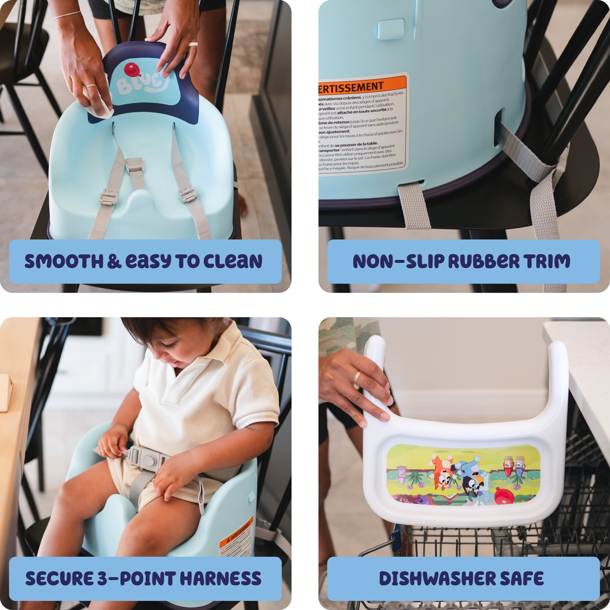 The First Years Bluey Mealtime Booster Seat - Toddler Feeding Seat