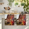 thumbnail image 4 of Farm Rooster Kitchen Towels Set of 2, Farmhouse Barn Funny Animals Butterfly Absorbent Dish Towels for Kitchen, Microfiber Hand Towel, Quick Drying Tea Towel for Cleaning Decorative Dishcloths, 4 of 7