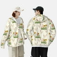 thumbnail image 4 of Gaeub Flowers And Hens Men's and Women's UPF 50+ Long-Sleeved Sun Protection Clothing, Fishing Shirt Long Sleeve Zip-3X-Large, 4 of 7