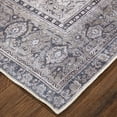 thumbnail image 3 of Feizy Percy Transitional Medallion, Gray/Ivory/Taupe, 2' x 3' Accent Rug Easy Care Fade Resistant Sheen Rustic Diamond Design Carpet for Living Dining Bed Room, 3 of 9