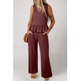thumbnail image 4 of Chic and Comfortable Solid Color Ribbed Lounge Set for Daily Wear - Perfect for Summer - [ZhiHiMeRi] | (US 8-10)M, 4 of 12