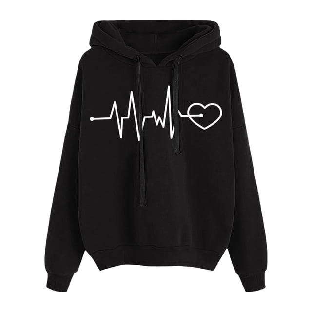 WEAIXIMIUNG Sweat à Rayures pour Femmes Grande Taille Pull Décontracté Imprimé à Manches Longues avec Capuche