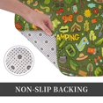 thumbnail image 6 of Rateoe Camping 1 Pattern Flannel Door Mat Indoor Outdoor Entrance, Waterproof All-Weather Doormat,Fade Resistant, Low Profile Entryway Mat 16x24in, 6 of 7