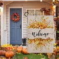 thumbnail image 5 of Fall Welcome Garden Flag Floral Thankgiving Double Sided Vertical Rustic Farmhouse Yard Seasonal Holiday Outdoor Decor 12x18 Inch EF141, 5 of 6