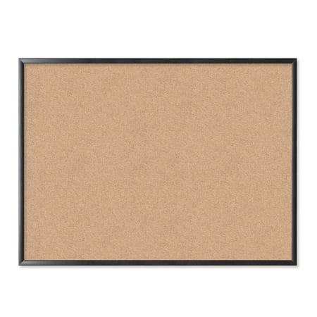 UPC: 0817894028764 | U Brands Cork Bulletin Board  48  x 36   Black MDF Frame  2876U